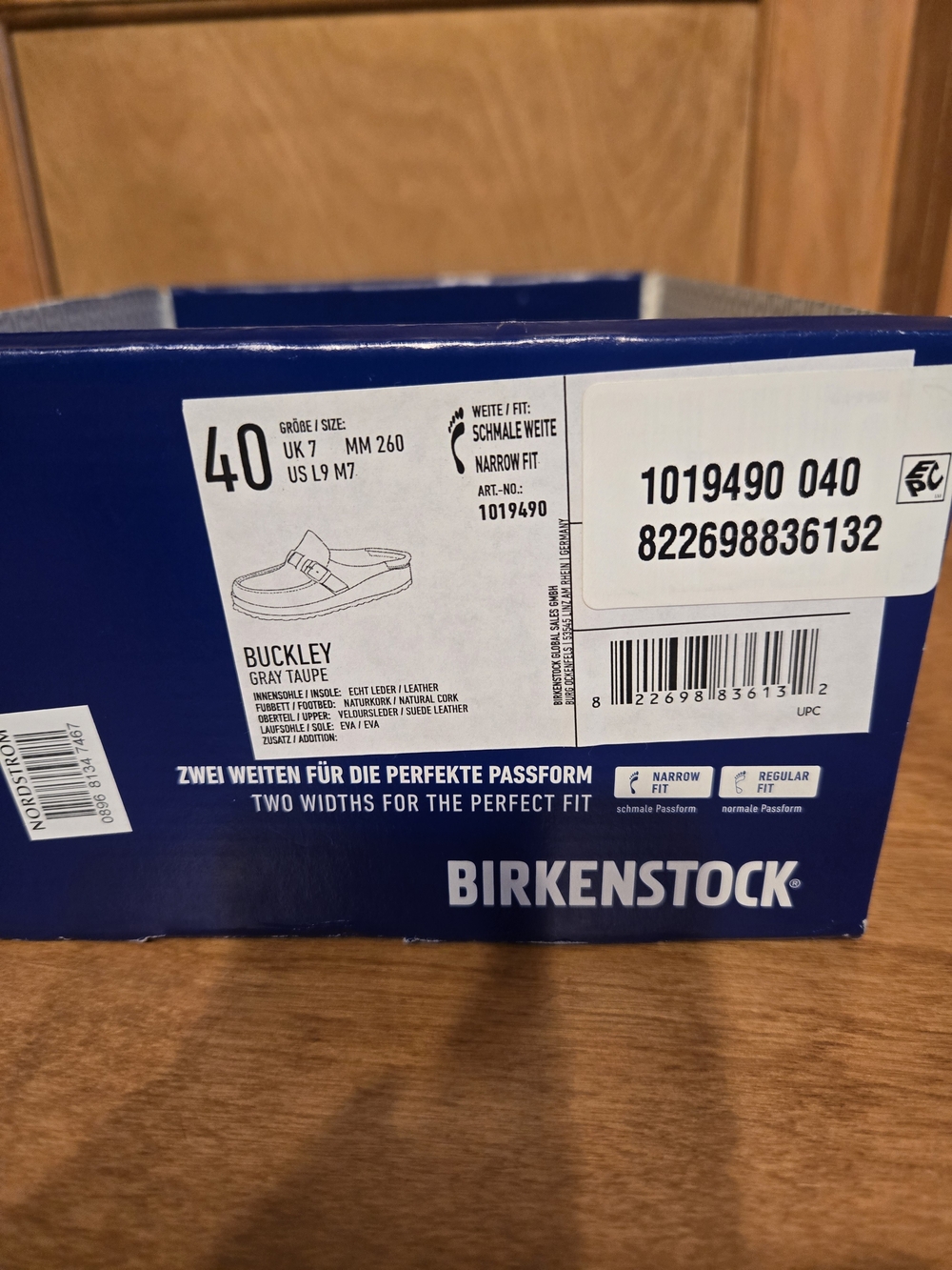 Birkenstock Buckley Taupe Slip On